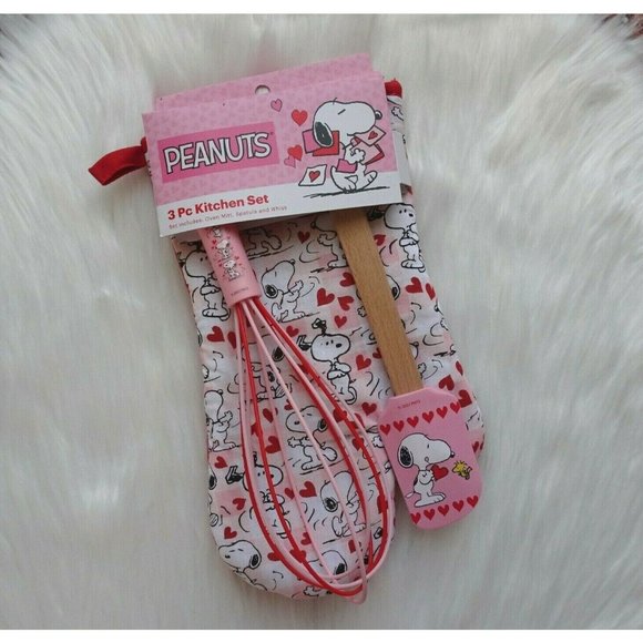 Peanuts Kitchen Peanuts Snoopy 3pc Kitchen Set Oven Mitt Spatula
